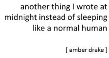 another thing I wrote at midnight instead of sleeping like a normal human - Marketa Cechurova, Amber Drake (2026)