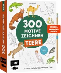 300 Motive zeichnen - Tiere (ISBN: 9783745933215)