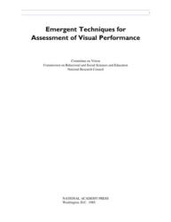 Emergent Techniques for Assessment of Visual Performance (ISBN: 9780309077804)