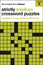 New York Times Games Strictly Medium Crossword Puzzles Volume 4 (ISBN: 9781250422583)