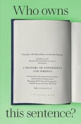 Who Owns This Sentence? (ISBN: 9781324073710)