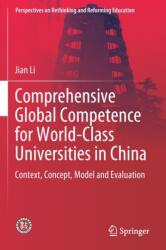 Comprehensive Global Competence for World-Class Universities in China (ISBN: 9789811516429)