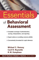 Essentials of Behavioral Assessment (ISBN: 9780471353676)