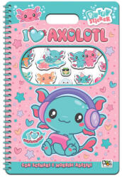 I love axolotl. Puffy sticker. I love scrapbooks. Con adesivi - Lisa Capiotto (2026)