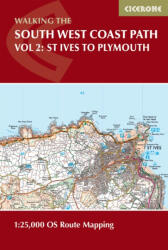South West Coast Path Map Booklet - Vol 2: St Ives to Plymouth - Paddy Dillon (ISBN: 9781786312785)