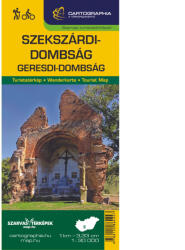 Szekszárdi-dombság, Geresdi-dombság turista-és kerékpáros térkép (ISBN: 9786155864247)
