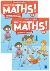 Haut les maths CP - Fichier de l'élève en 2 volumes ED 2021 - M-S Mazollier, E. Mounier, Nathalie Pfaff (2021)