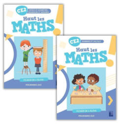 Haut les maths CE2 - Fichier de l'élève en 2 volumes - ED 2024 - Marie-Sophie Mazollier, Eric Mounier, Nathalie Pfaff (2024)
