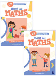 Haut les maths CP - Fichier de l'élève en 2 volumes ED 2024 - Marie-Sophie Mazollier, Eric Mounier, Nathalie Pfaff (2024)