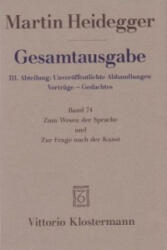 Zum Wesen der Sprache und Zur Frage nach der Kunst - Martin Heidegger, Thomas Regehly (ISBN: 9783465036685)