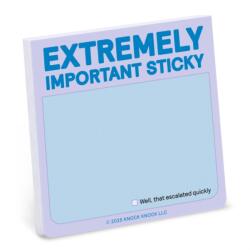 Extremely Important Sticky Note (ISBN: 9781683496182)
