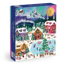 Joy Laforme Northern Lights 1000 Piece Foil Puzzle (ISBN: 9780735389076)
