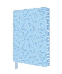 Moomin and Flowers 2027 Artisan Art Vegan Leather Diary Planner - Page to View with Notes (ISBN: 9781806941995)