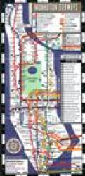 STREETWISE MANHATTAN BUS SUBWAY MAP | MICHELIN (2023)