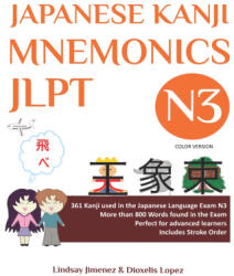 JAPANESE KANJI MNEMONICS JLPT N3 - Color Version - Lindsay Jimenez, Dioxelis Lopez (2024)