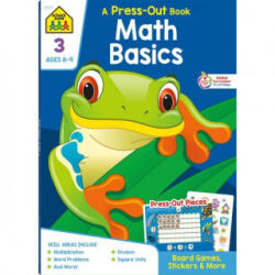 School Zone Math Basics Grade 3 Press-Out Workbook - School Zone (2019)