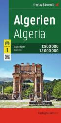 Algerien, Straßenkarte 1: 800.000 - 1: 2.000. 000, freytag & berndt (ISBN: 9783707924770)