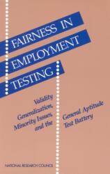 Fairness in Employment Testing (ISBN: 9780309074735)