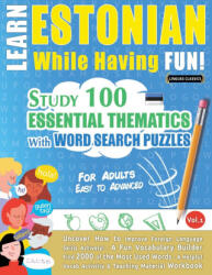 LEARN ESTONIAN WHILE HAVING FUN! - FOR ADULTS - LINGUAS CLASSICS (2024)