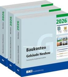 BKI Baukosten Gebäude + Positionen + Bauelemente Neubau 2026 - Kombi Teil 1-3 (ISBN: 9783481050665)