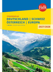 Németország, Svájc, Ausztria, Európa atlasz 2027/2028 - Falk (ISBN: 9783827902061)