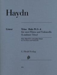 TRIOS HOB. IV: 1-4 FÜR ZWEI FLÖTEN UND VIOLONCELLO URTEXT, STIMMEN (ISBN: 9786440236124)