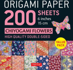 Origami Paper 200 Sheets Chiyogami Flowers 6 (ISBN: 9780804856881)