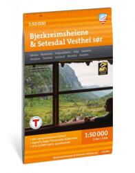 Bjerkreimsheiene & Setesdal Vesthei sor 1: 50K (ISBN: 9789189880269)