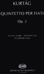 QUINTETTO PER FIATI OP. 2 JÁTSZÓPARTITÚRA (ISBN: 9786470248074)