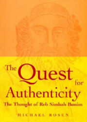 Quest for Authenticity - Michael Rosen (ISBN: 9789655240030)