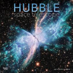 Hubble Space Telescope 2027 12 X 24 Inch (Hanging) Monthly Square Wall Calendar Foil Stamped Cover Plastic-Free (ISBN: 9798330711550)