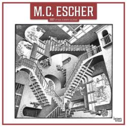 M. C. Escher Official 2027 12 X 24 Inch (Hanging) Monthly Square Wall Calendar Plastic-Free (ISBN: 9798330713325)