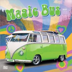 Magic Bus 2027 12 x 24 Inch (Hanging) Monthly Square Wall Calendar Plastic-Free Motor Club Hippy Volkswagen (ISBN: 9798330711239)
