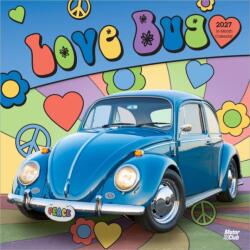 Love Bug 2027 12 x 24 Inch (Hanging) Monthly Square Wall Calendar Plastic-Free Motor Club Hippy Beetle (ISBN: 9798330711222)