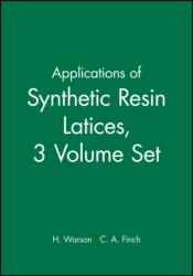 Applications of Synthetic Resin Latices, Set (ISBN: 9780471560364)