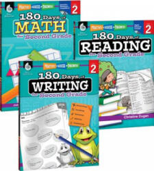 180 Days of Reading, Writing and Math for Second Grade 3-Book Set - Teacher Created Materials, Jodene Smith, Brenda Van Dixhorn (ISBN: 9781493825912)