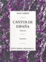 Albeniz Cantos De Espana Op. 232 Complete Piano - Isaac Albeniz (ISBN: 9780711956513)