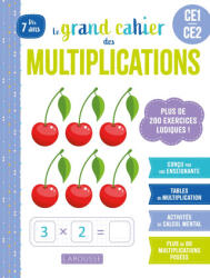 Mon grand cahier LAROUSSE des multiplications/cycle 2 - Delphine Urvoy (2026)