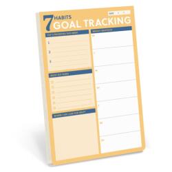 7 Habits Goal Tracking Notepad (ISBN: 9781454999447)