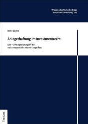 Anlegerhaftung im Investmentrecht (ISBN: 9783689005924)