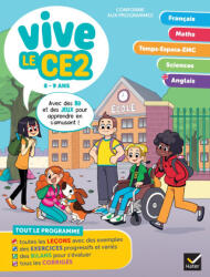 Vive le CE2 - 8 ans - Evelyne Barge, Lucie Domergue, Muriel Iribarne, Bénédicte Idiard, Marc Antoine, Richard Minguez, Corinne Touati, Yllya (2024)