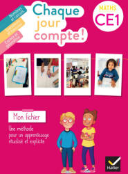 Chaque jour compte - Maths CE1 Ed. 2023 - Fichier de l'élève - Pauline Negrel-Lion, Catherine Mallard, Jennifer Rivière, Harmonie Tessier, Sylvie Advenier, Caroline Hache, Christophe Dracos (2023)