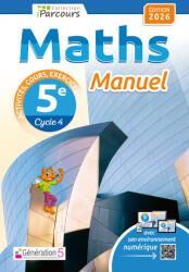 Manuel iParcours maths 5e (2026)