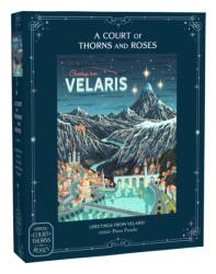 A Court of Thorns and Roses Official Greetings from Velaris 1000-Piece Puzzle (ISBN: 9781797249797)