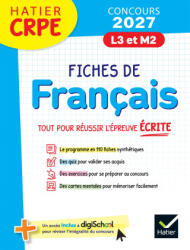 Hatier CRPE - Fiches de Français - Epreuve écrite d'admissibilité - 2027 - L3 et M2 - Micheline Cellier, Jean-Christophe Pellat, Viviane Marzouk (2026)