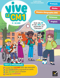Vive le CM1 - 9 ans - Evelyne Barge, Albert Cohen, Bénédicte Idiard, Marc Antoine, Richard Minguez, Corinne Touati, Yllya (2024)