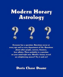 Modern Horary Astrology - Doris Chase Doane (ISBN: 9780866904391)