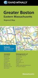 Rand McNally Folded Map: Greater Boston Eastern Massachusetts Regional Map (ISBN: 9780528025525)