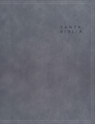NBLA, Santa Biblia, Edicion para notas, Leathersoft, Gris azulado, Cierre elastico, Palabras de Jesus en rojo, Comfort Print (ISBN: 9780829776102)