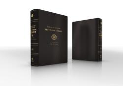 RVR, Biblia de estudio Matthew Henry y legado cristiano, Leathersoft, Negro, Interior a dos colores, con Indice, Comfort Print (ISBN: 9788419779021)